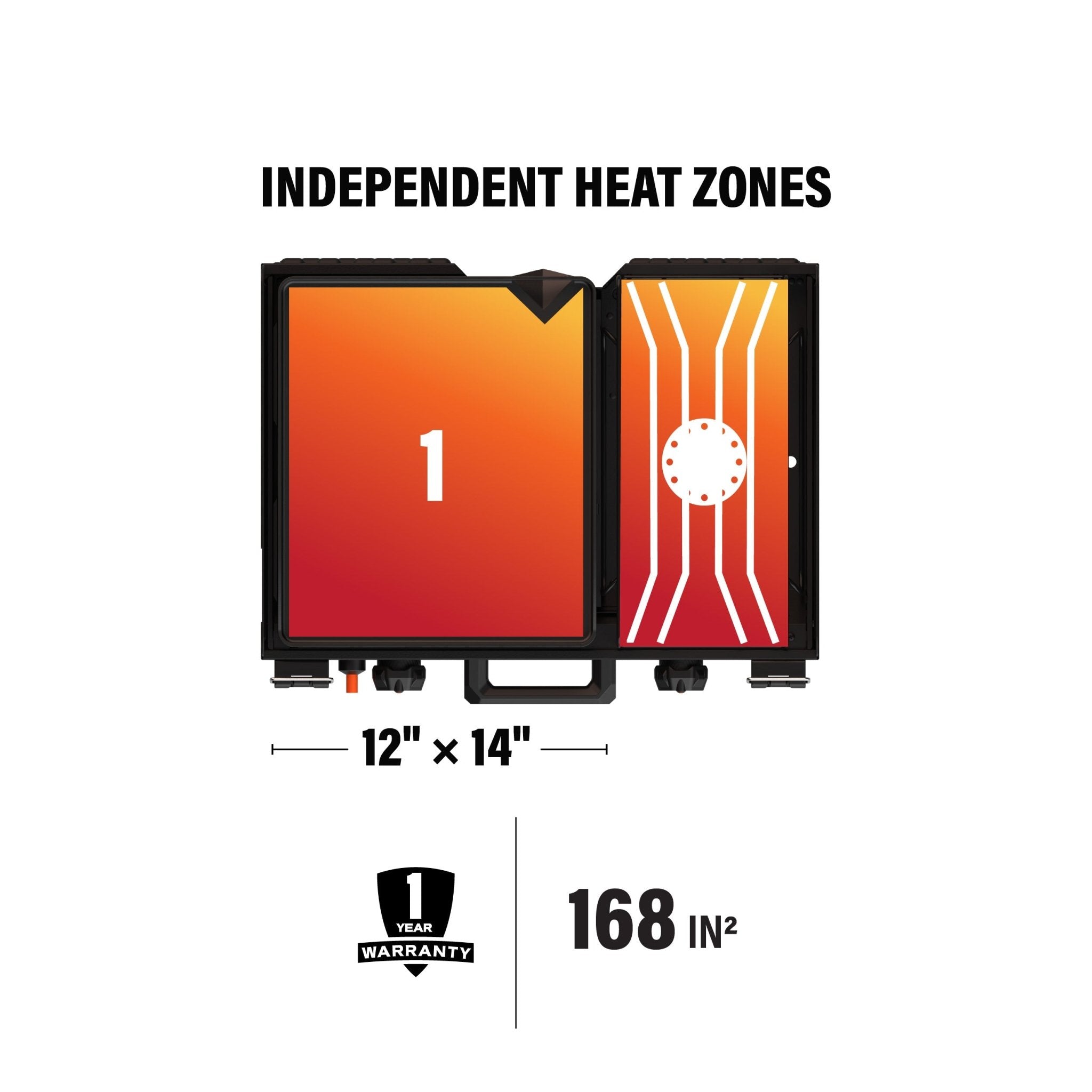 14" Griddle with Side Burner