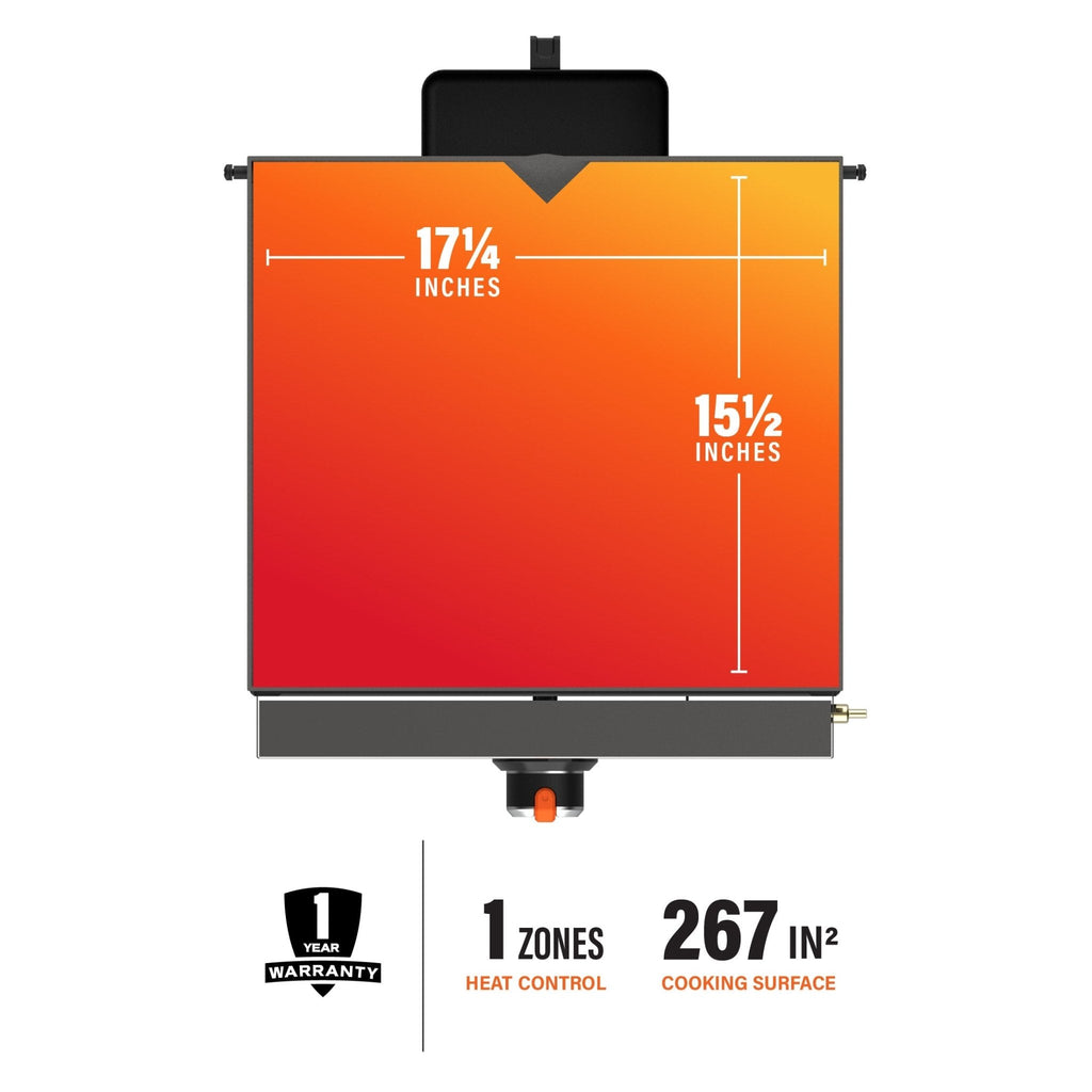 17" Tabletop Griddle with Hood