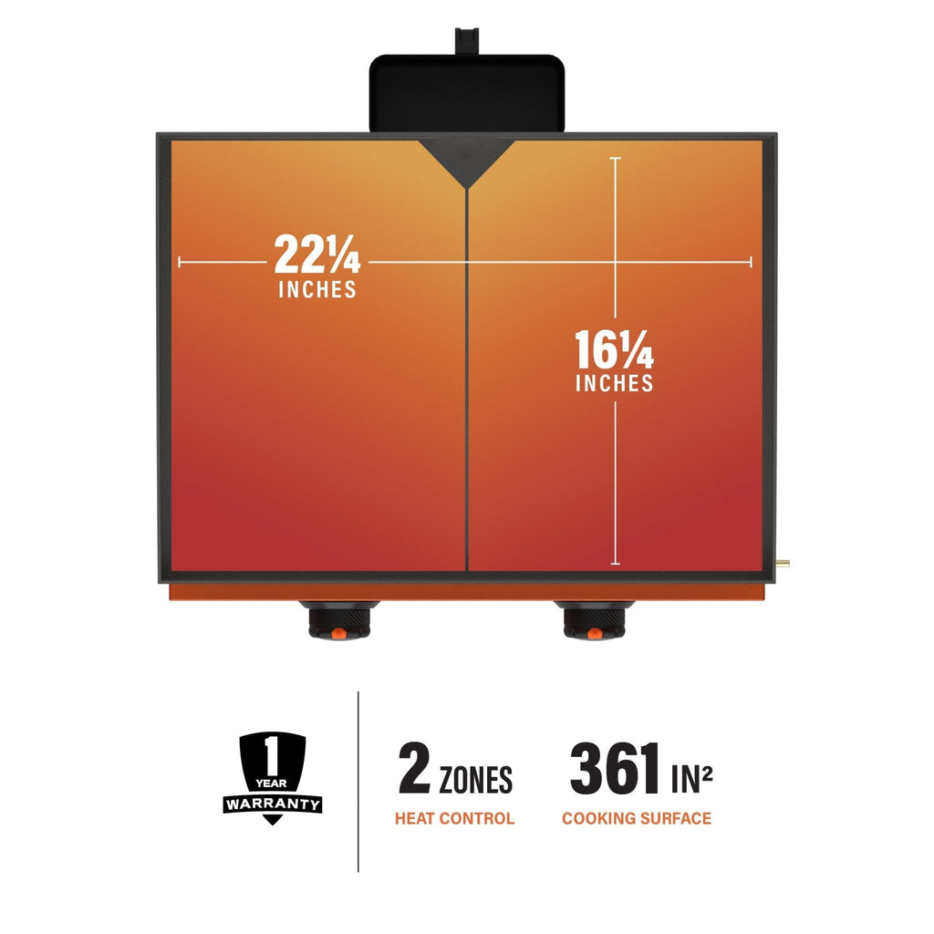 22” Tabletop Griddle with Hard Cover