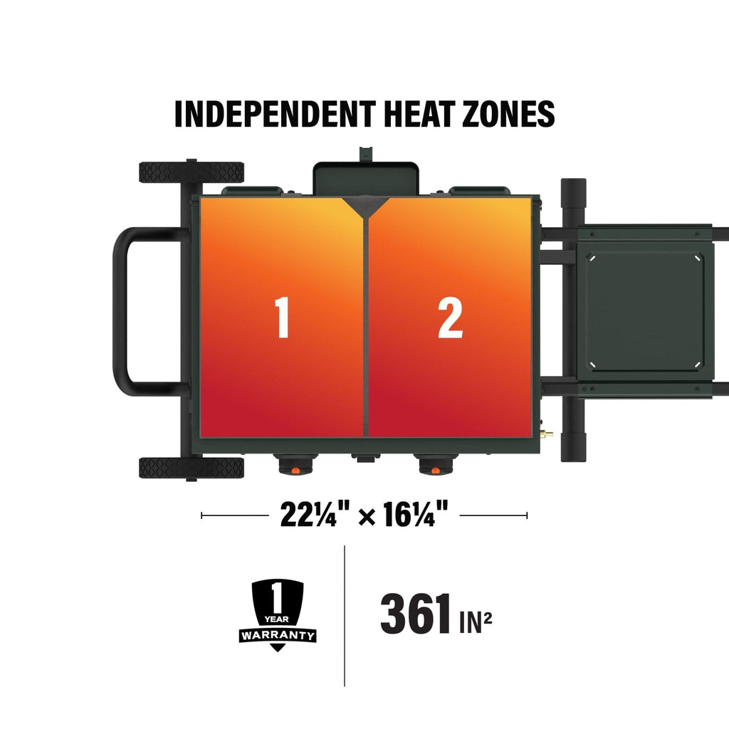 22" Griddle with Flexfold® Legs