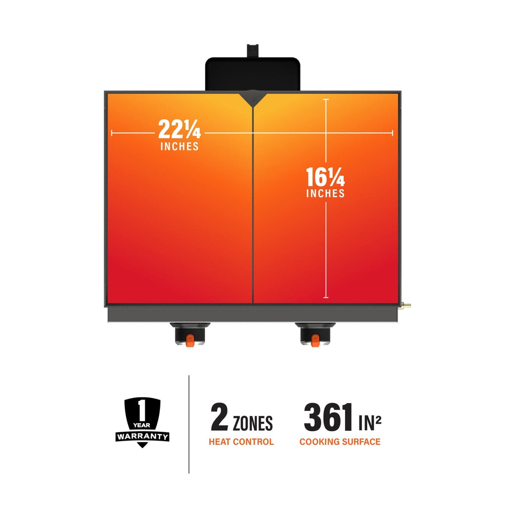 22" Tabletop Griddle with Hood Bundle