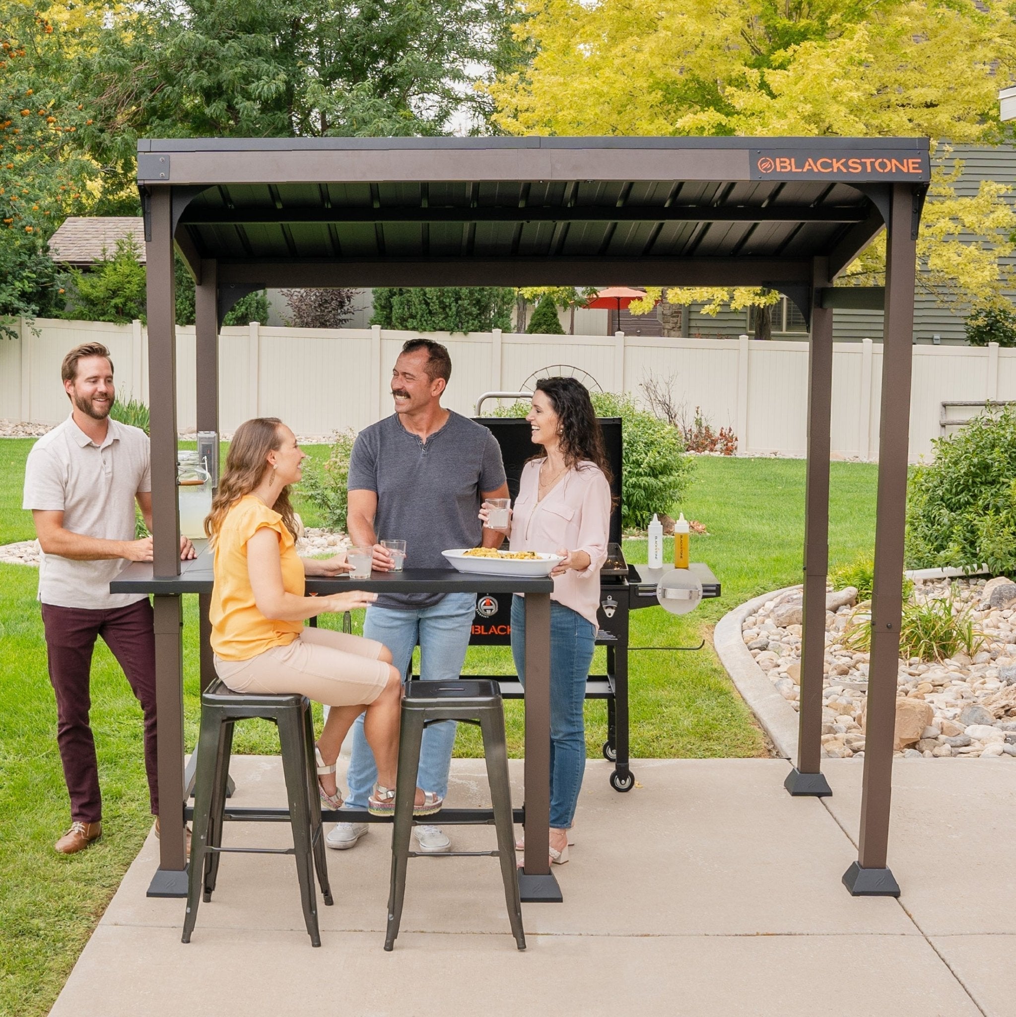 5’ x 8’ Bar and Griddle Pavilion