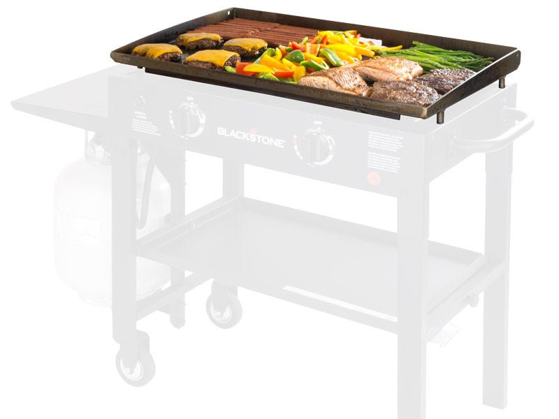 28in Rear Grease Griddle Top w/ Grease Cup