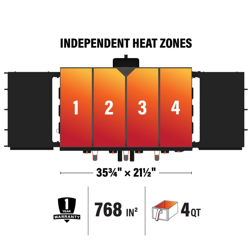 Original 36” Griddle Airfryer Combo (Natural Gas)