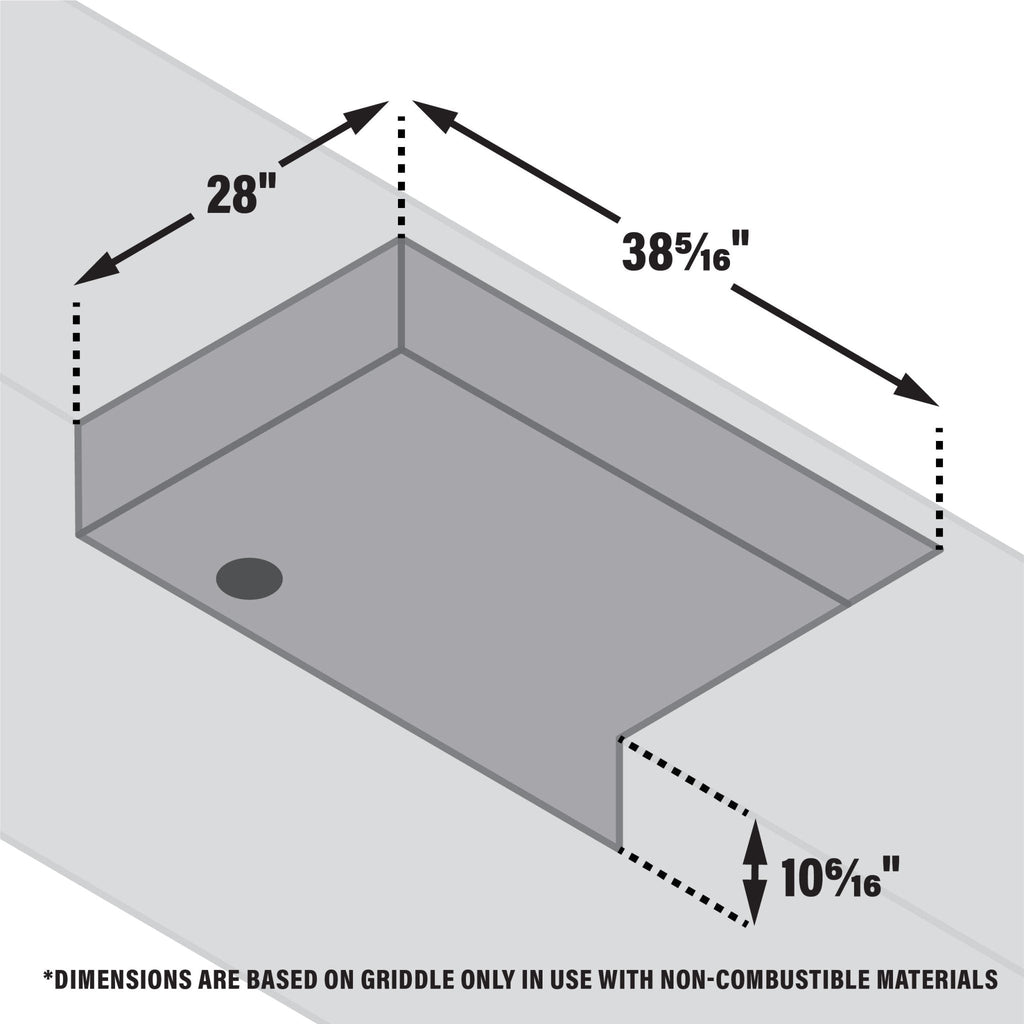 36" Omnivore Drop-in Griddle with Hood
