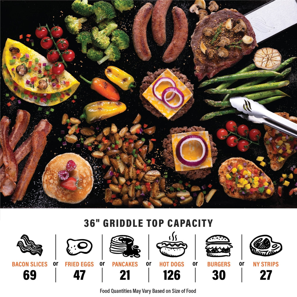 36" Omnivore Drop-in Griddle with Hood