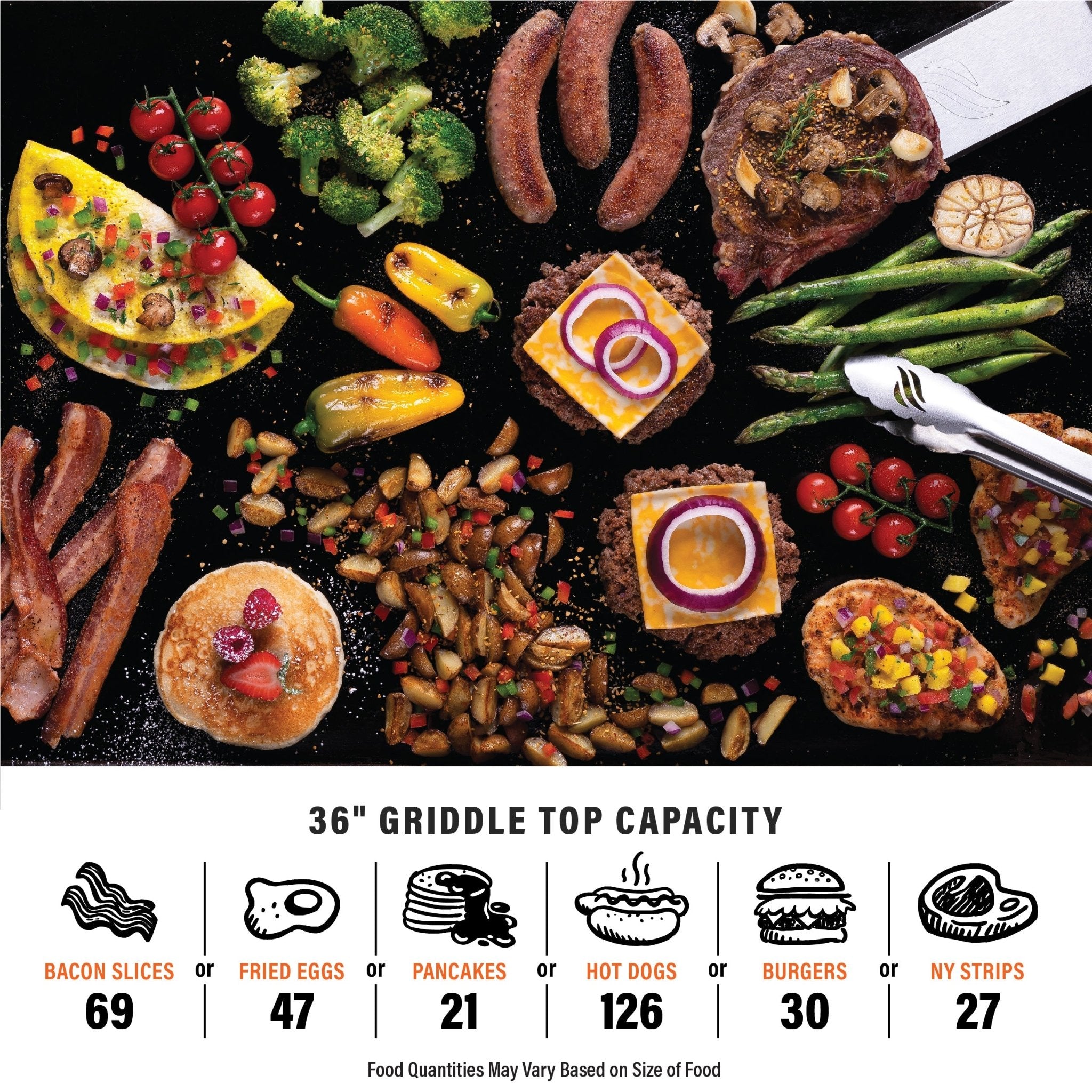 36" Omnivore Drop-in Griddle with Hood